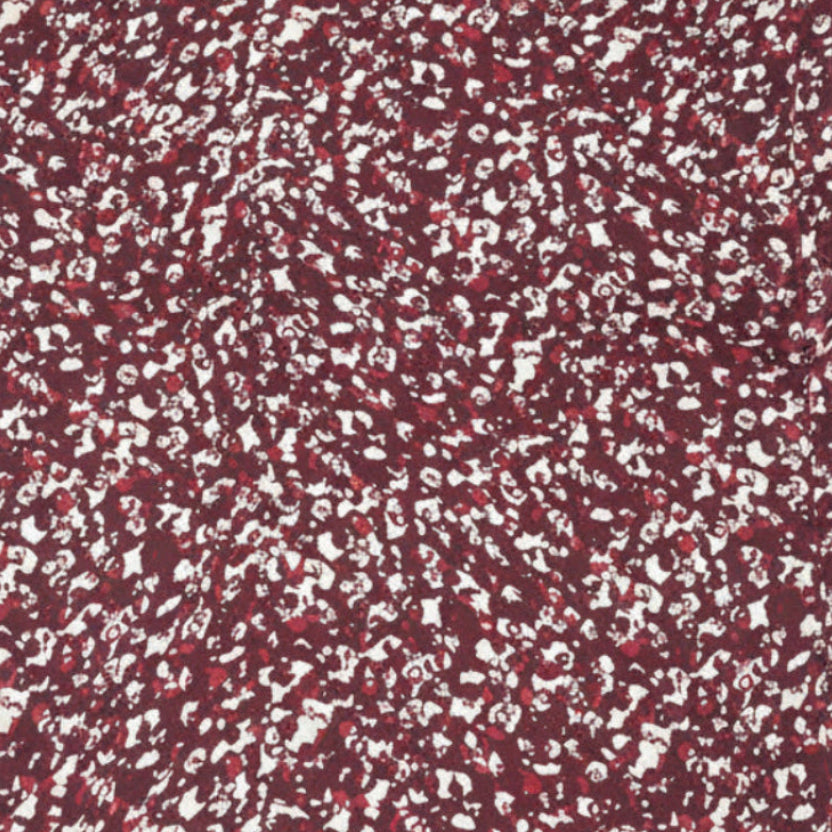 Giovanni Boulera Bordo Mozaik Desenli Mulberry Twill İpek Şal 200x65 cm